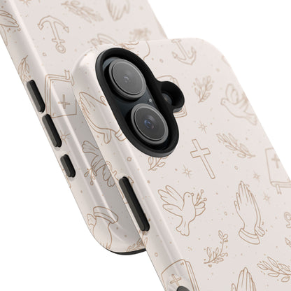 Symbols of Grace Phone Case | Christian Floral iPhone Case