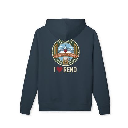 Reno Vintage Patch Hoodie — I  Reno Travel Sweatshirt