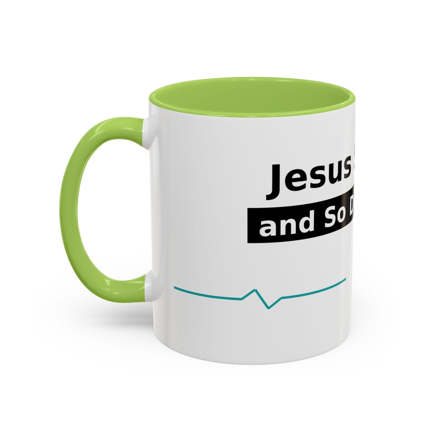 Jesus Saves… and So Does Insulin - Faith & Diabetes Accent Coffee Mug (11/15 oz)