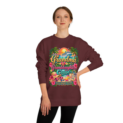 Grandma & Granddaughter Cruise Sweatshirt — Tropical Matching Trip Crewneck