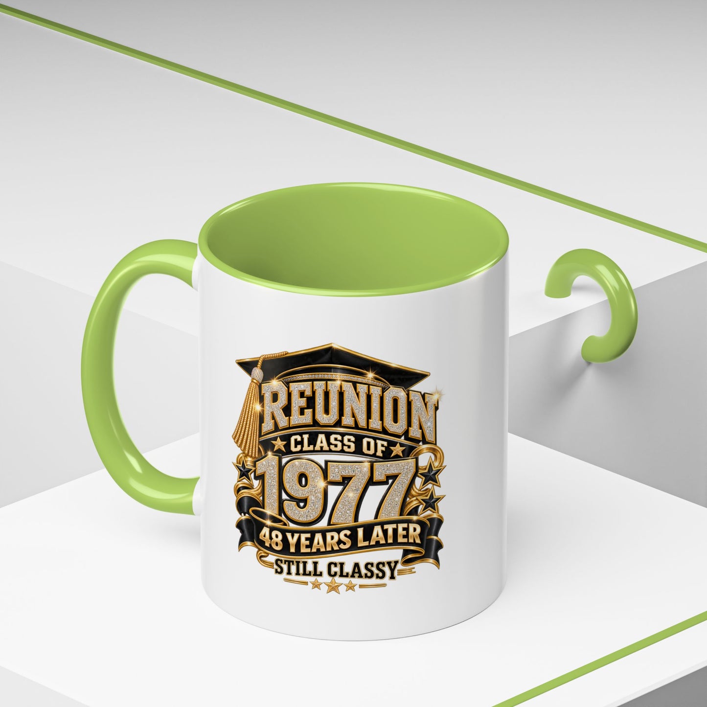 Reunion Class of 1977 Coffee Mug — 48 Years Later, Still Classy