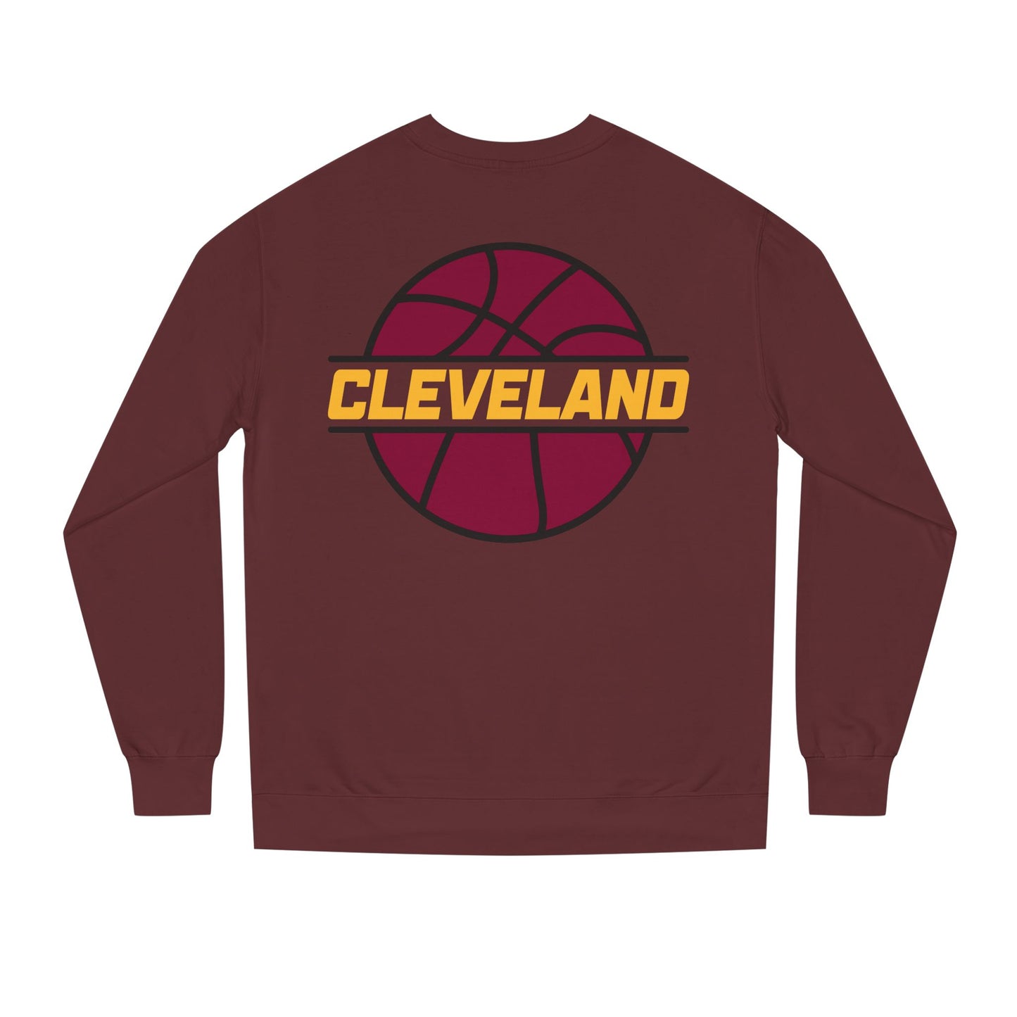 Cleveland Basketball Crewneck Sweatshirt — Retro Hoop Logo