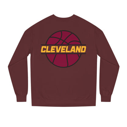 Cleveland Basketball Crewneck Sweatshirt — Retro Hoop Logo