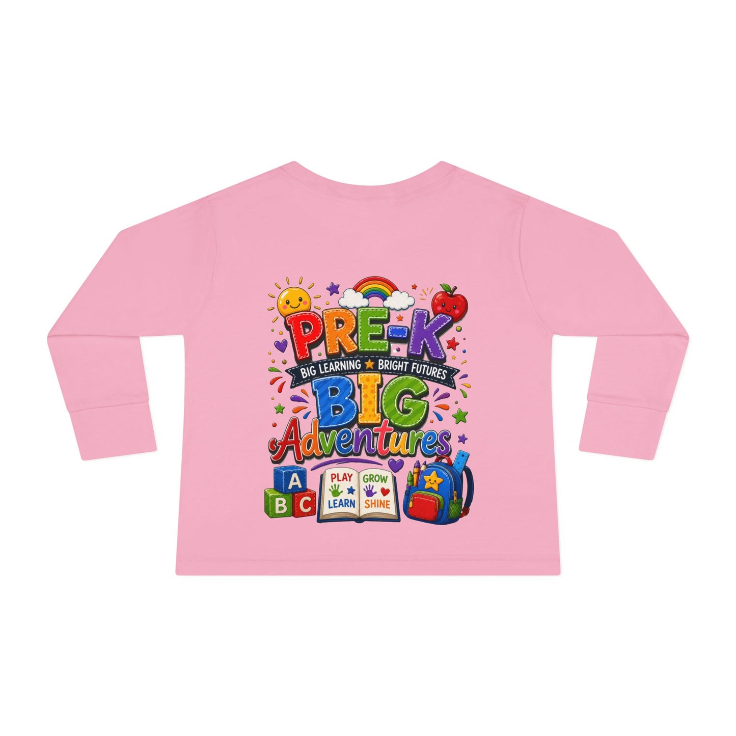 Pre-K Big Adventures Toddler Long Sleeve Tee