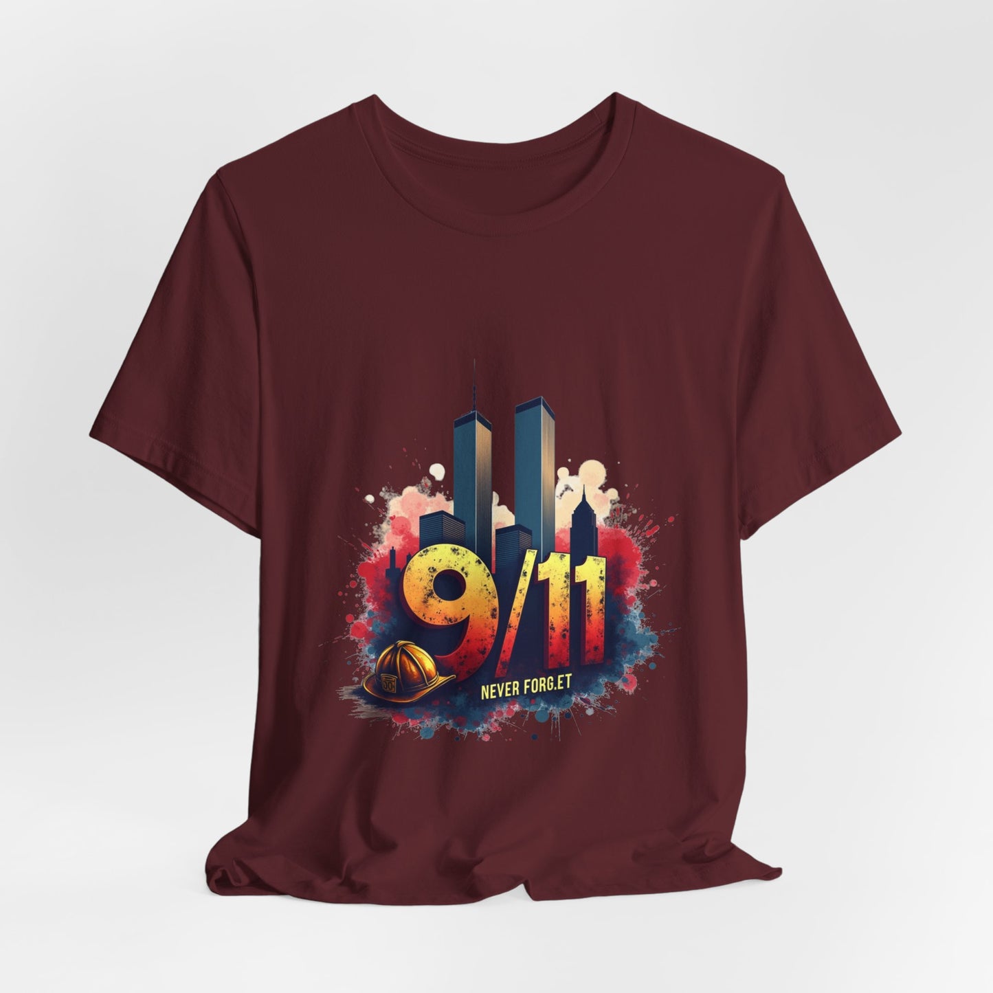 9/11 Memorial T-Shirt — Never Forget Tribute Tee