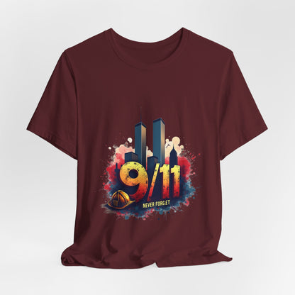 9/11 Memorial T-Shirt — Never Forget Tribute Tee