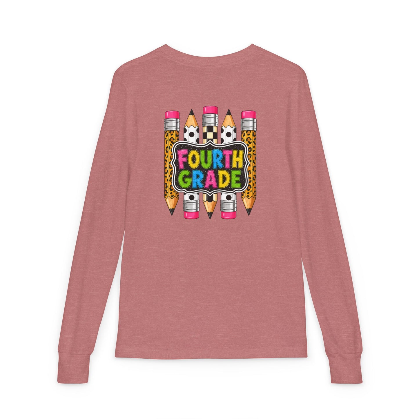 Fourth Grade Pencils Youth Long Sleeve Tee