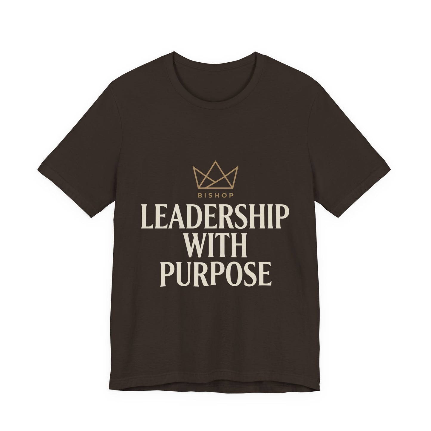 Leadership With Purpose Tee — Inspirational Crown Graphic T-Shirt