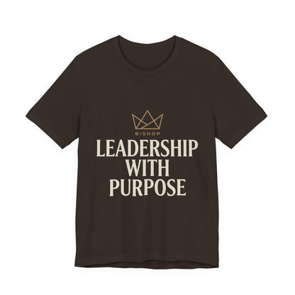 Leadership With Purpose Tee — Inspirational Crown Graphic T-Shirt