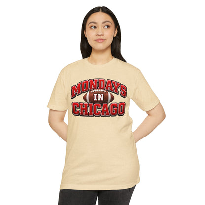 Mondays in Chicago Football T-Shirt