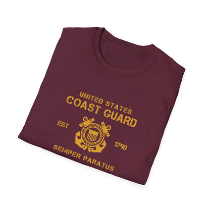 United States Coast Guard EST 1790 Semper Paratus T-Shirt