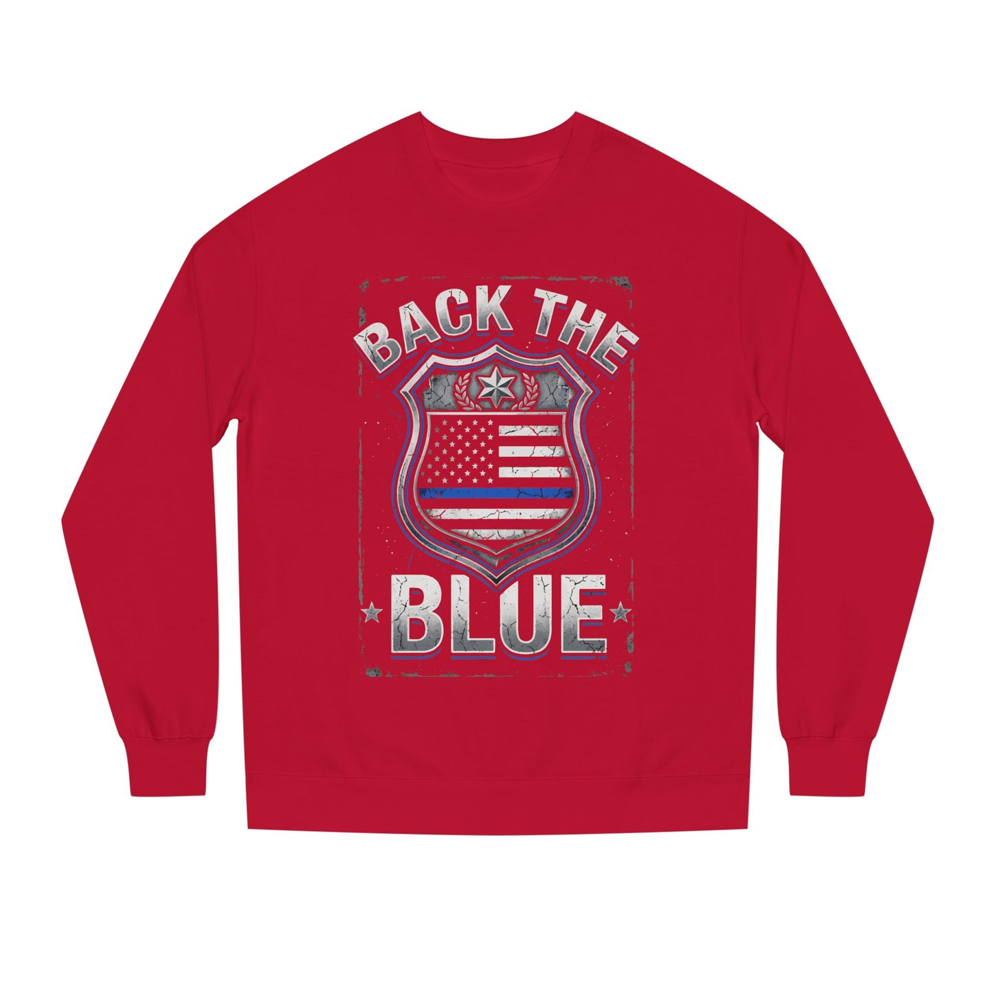 Back the Blue Sweatshirt — Police Support Crewneck
