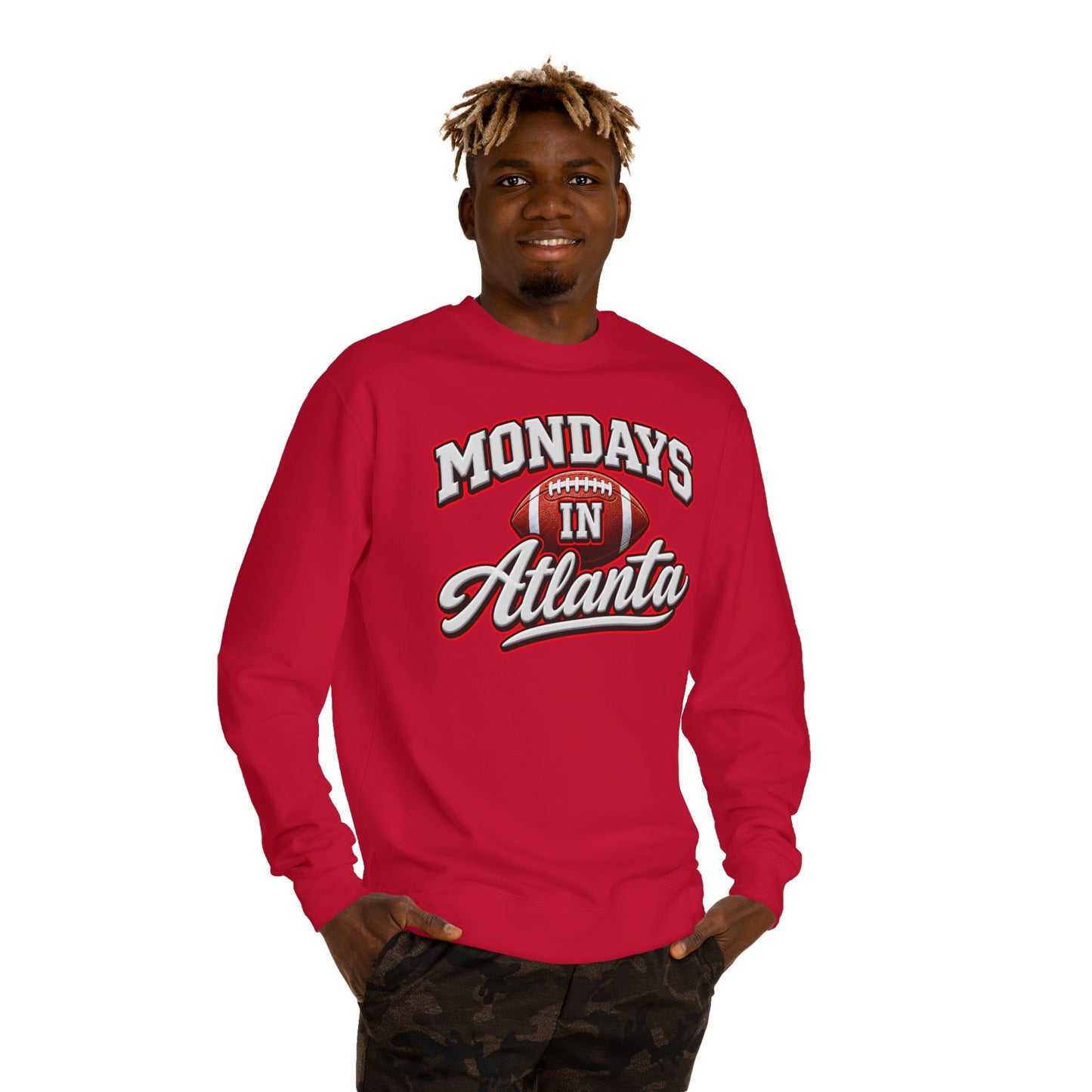 Mondays in Atlanta Football Sweatshirt