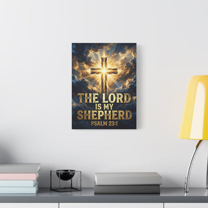 The Lord Is My Shepherd  - Psalm 23:1 Canvas Wall Art