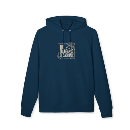 The Fragrance of Sacrifice Hoodie — Gothic Rose Graphic Pullover