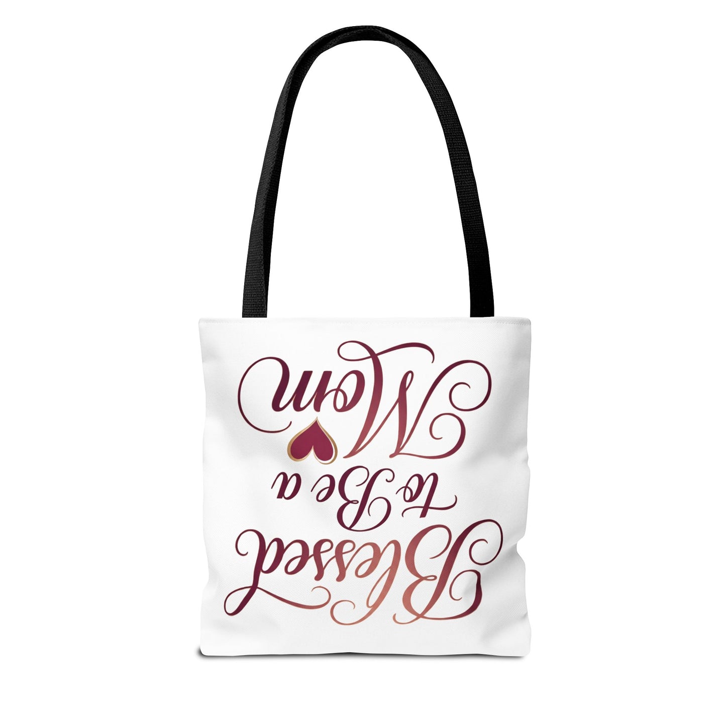 Blessed to Be a Mom Tote Bag – Mother's Day Floral Script Gift