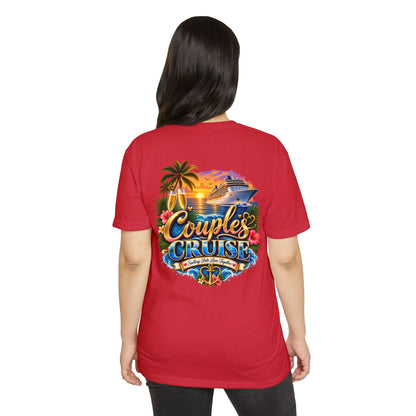 Couples Cruise T-Shirt — Tropical Cruise Vacation Graphic Tee