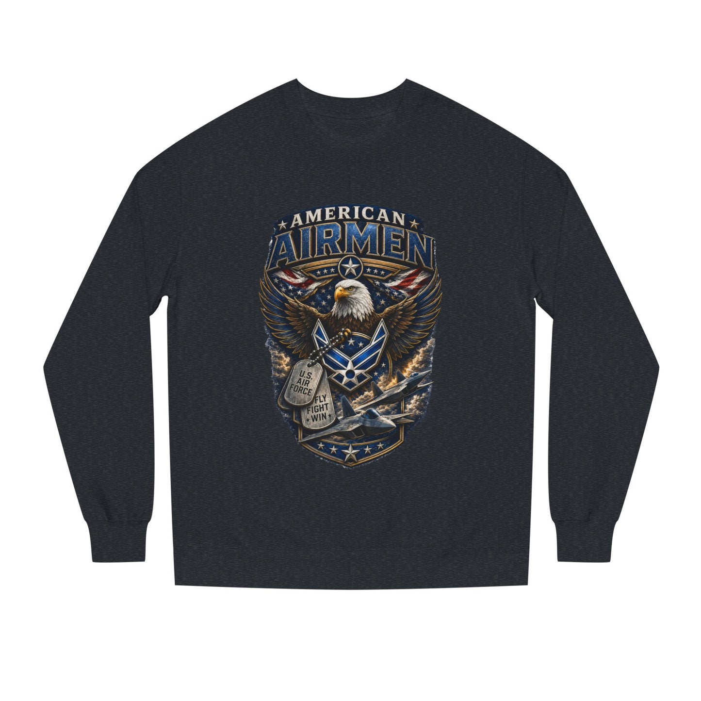 American Airmen Eagle Sweatshirt — Patriotic Air Force Crewneck