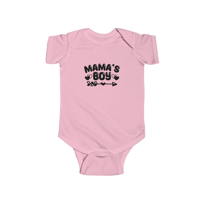 Mama's Boy Infant Bodysuit – Cute Arrow & Paw Print Baby Onesie