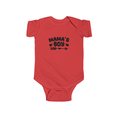 Mama's Boy Infant Bodysuit – Cute Arrow & Paw Print Baby Onesie