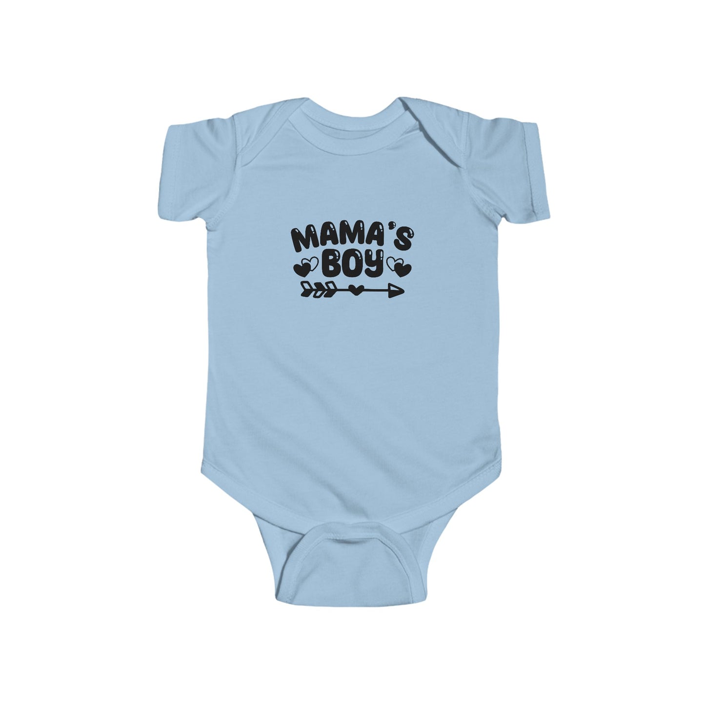 Mama's Boy Infant Bodysuit – Cute Arrow & Paw Print Baby Onesie