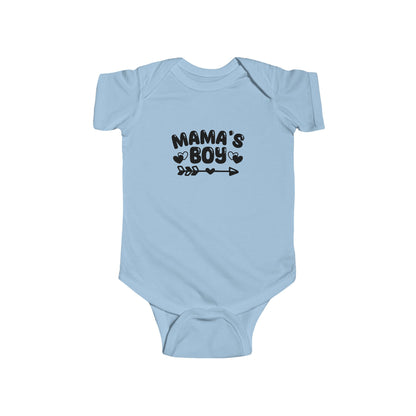 Mama's Boy Infant Bodysuit – Cute Arrow & Paw Print Baby Onesie