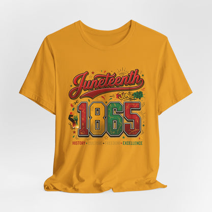 Juneteenth 1865 Celebration Tee — History • Culture • Freedom Graphic T-Shirt