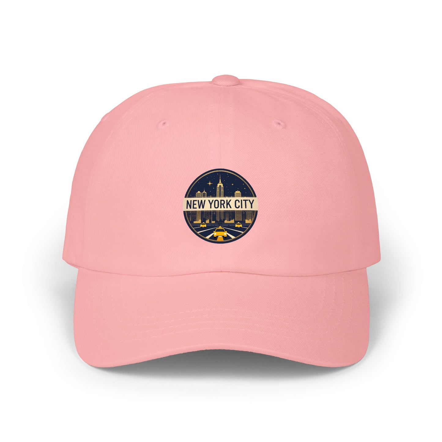 New York City Embroidered Dad Cap — NYC Skyline Patch Hat