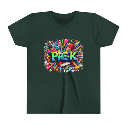 PRE-K Kids Tee — Colorful Back-to-School Pre-K Shirt for Preschoolers