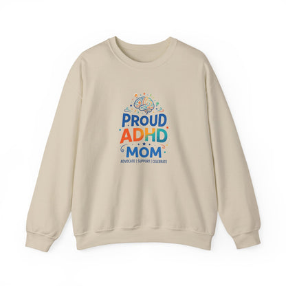 Proud ADHD Mom Crewneck Sweatshirt