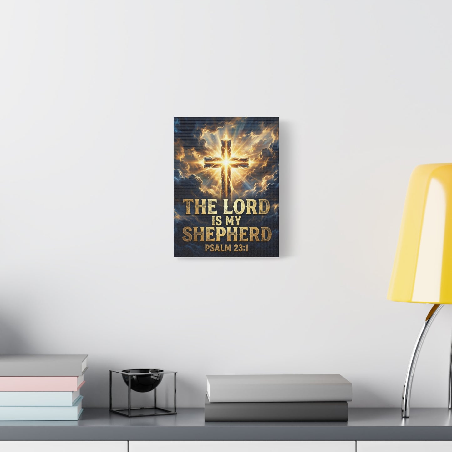 The Lord Is My Shepherd  - Psalm 23:1 Canvas Wall Art