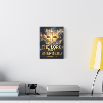 The Lord Is My Shepherd  - Psalm 23:1 Canvas Wall Art