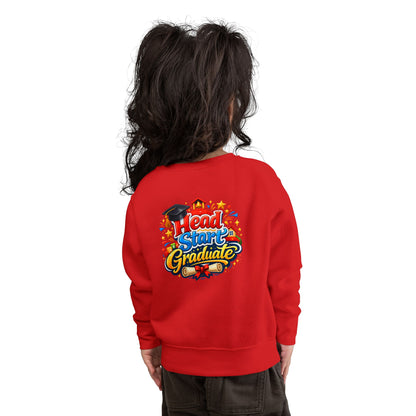 Head Start Graduate Toddler Sweatshirt — Preschool Graduation Crewneck