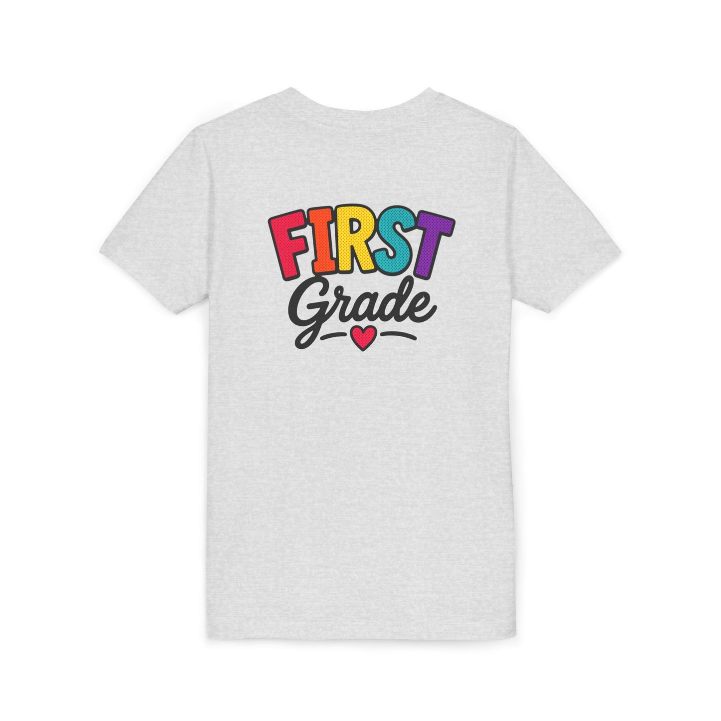 First Grade Youth T‑Shirt — Colorful Back-to-School Tee