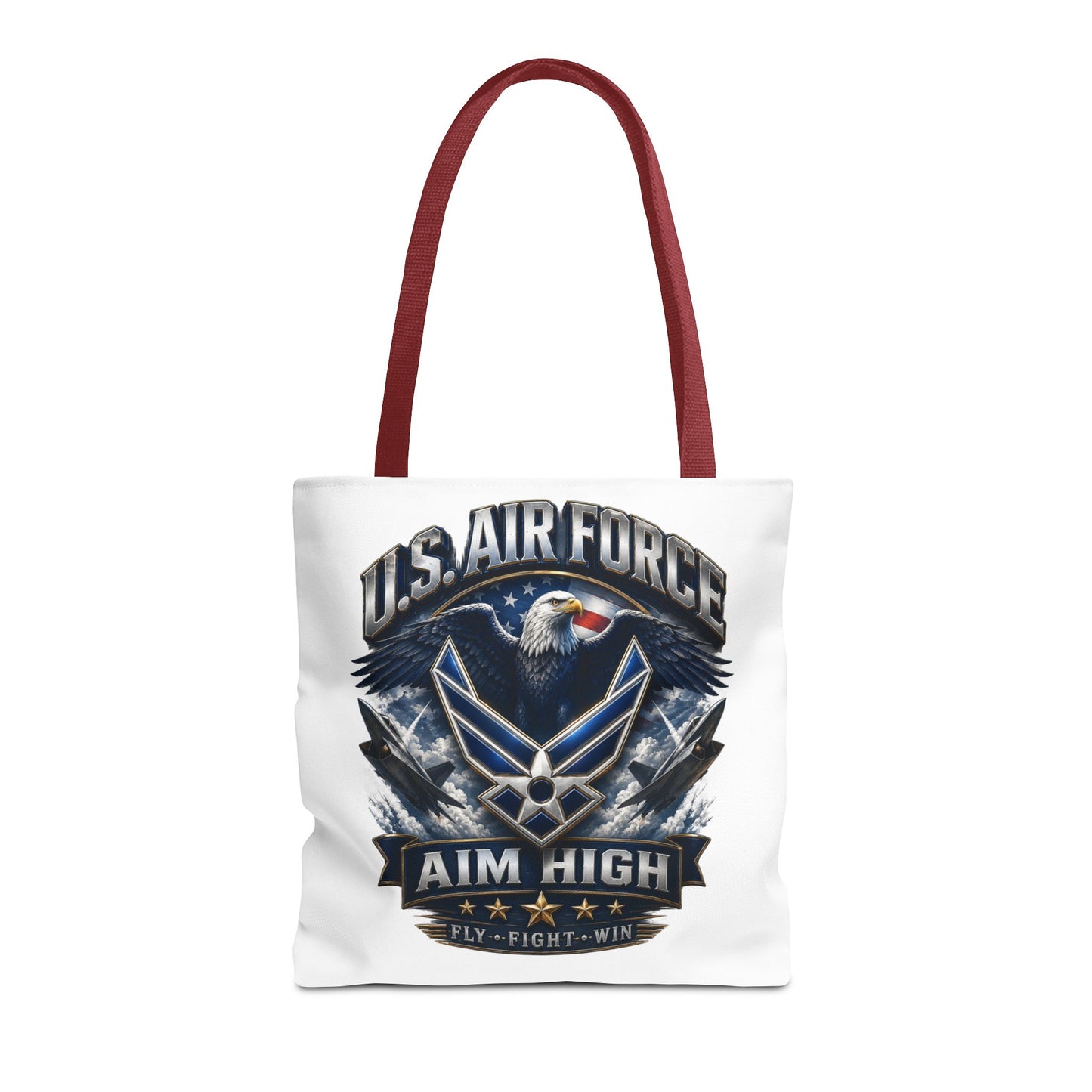 U.S. Air Force Aim High Tote Bag — Patriotic Eagle Military Tote