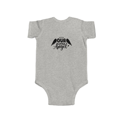 Infant Bodysuit - "Our Little Angel" Baby Onesie with Angel Wings (Newborn Gift)