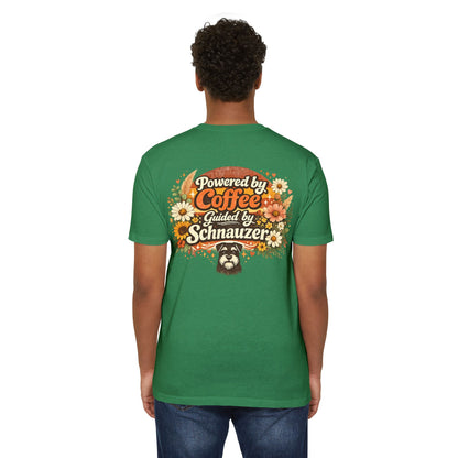 Powered by Coffee Guided by Schnauzer T-Shirt