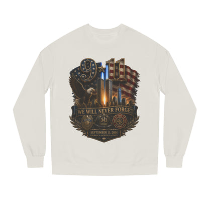 9/11 We Will Never Forget Memorial Sweatshirt