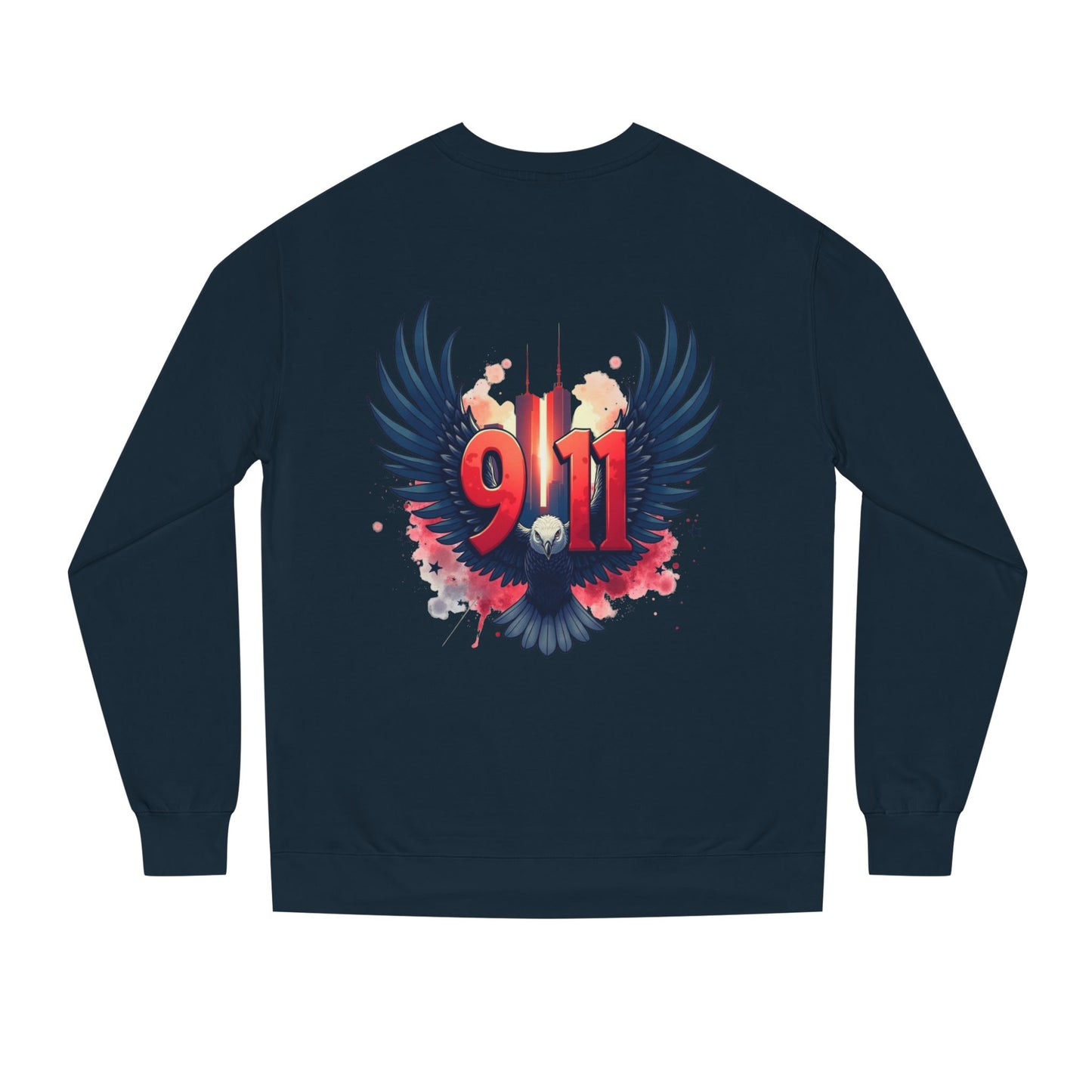 9/11 Memorial Sweatshirt – Eagle Wings Tribute Crewneck