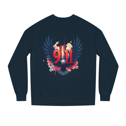 9/11 Memorial Sweatshirt – Eagle Wings Tribute Crewneck