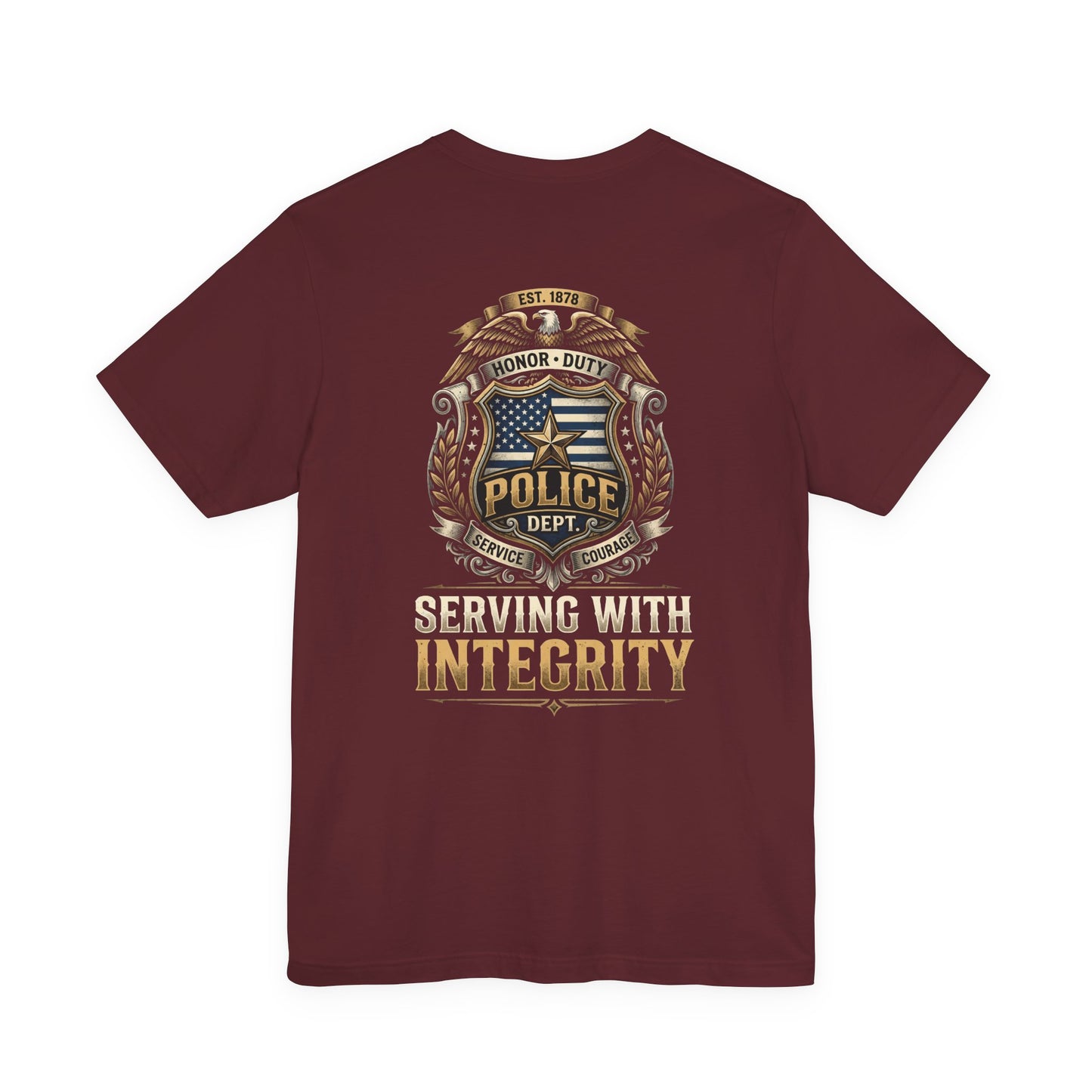 Police Badge 'Serving With Integrity' T-Shirt
