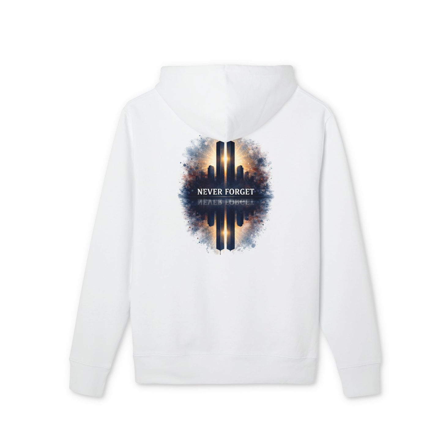9/11 Memorial Hoodie — "Never Forget" Twin Towers Tribute