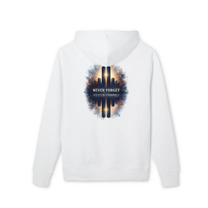 9/11 Memorial Hoodie — "Never Forget" Twin Towers Tribute