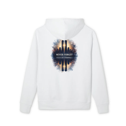 9/11 Memorial Hoodie — "Never Forget" Twin Towers Tribute