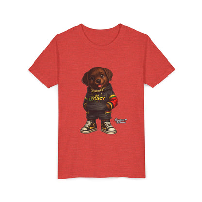 Youth Dog Tee — 'Legacy' Streetwear Puppy Graphic Shirt