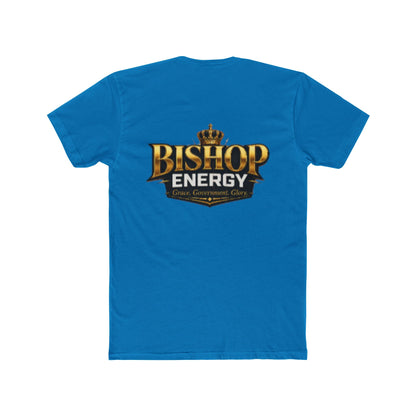 Bishop Energy Graphic Tee — Bold Gold Crown Logo T-Shirt