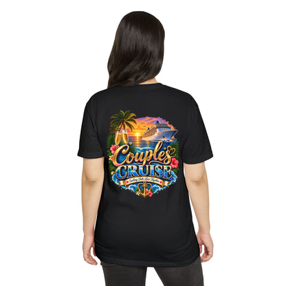 Couples Cruise T-Shirt — Tropical Cruise Vacation Graphic Tee