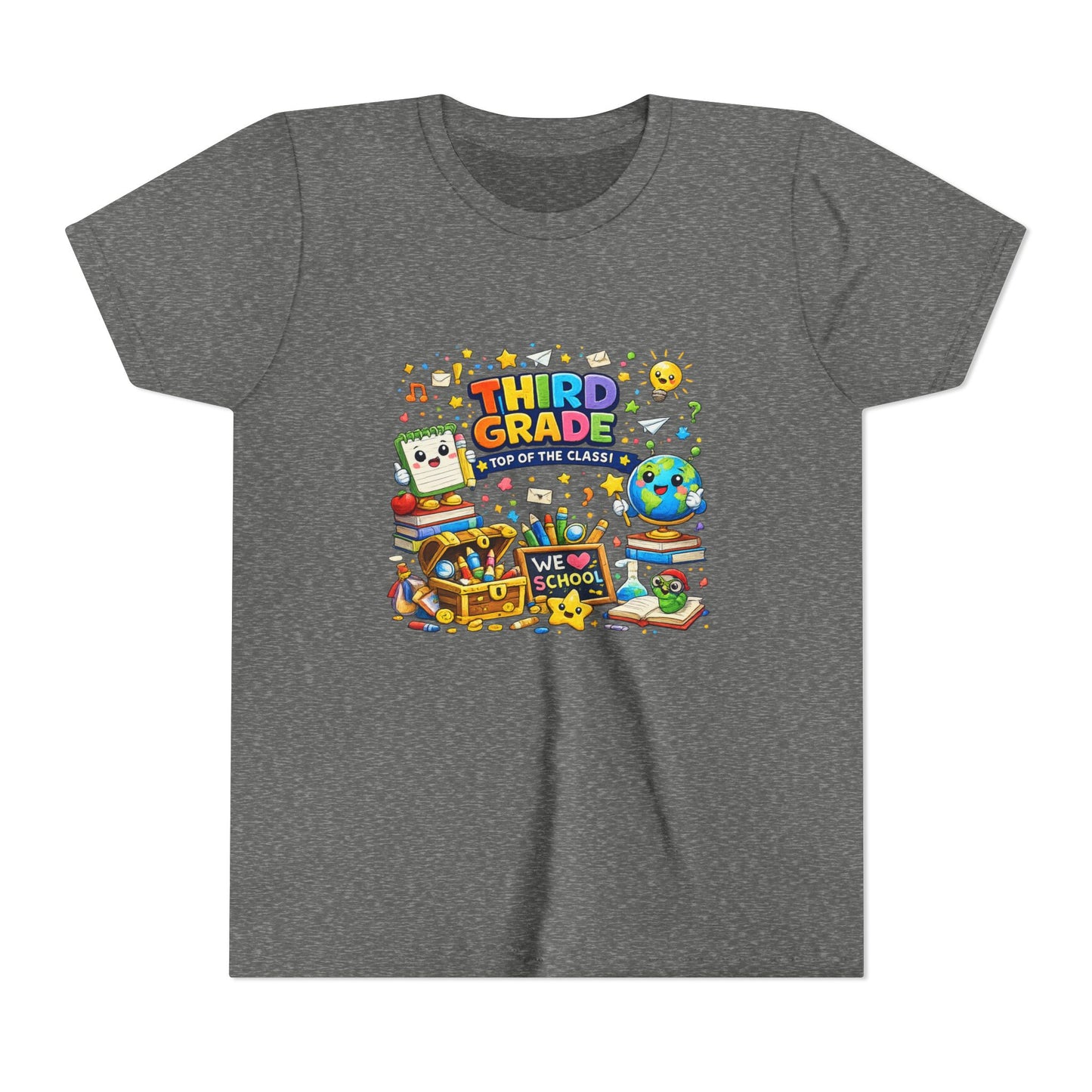 Third Grade Kids Tee — "Third Grade Out of the Classroom" Back-to-School Youth Shirt