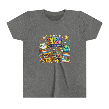 Third Grade Kids Tee — "Third Grade Out of the Classroom" Back-to-School Youth Shirt