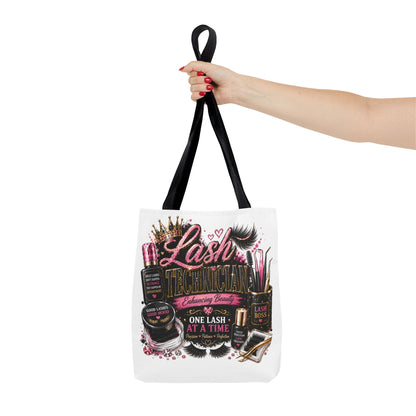 Lash Technician Tote Bag – 'One Lash at a Time' Beauty Cosmetics Canvas Tote